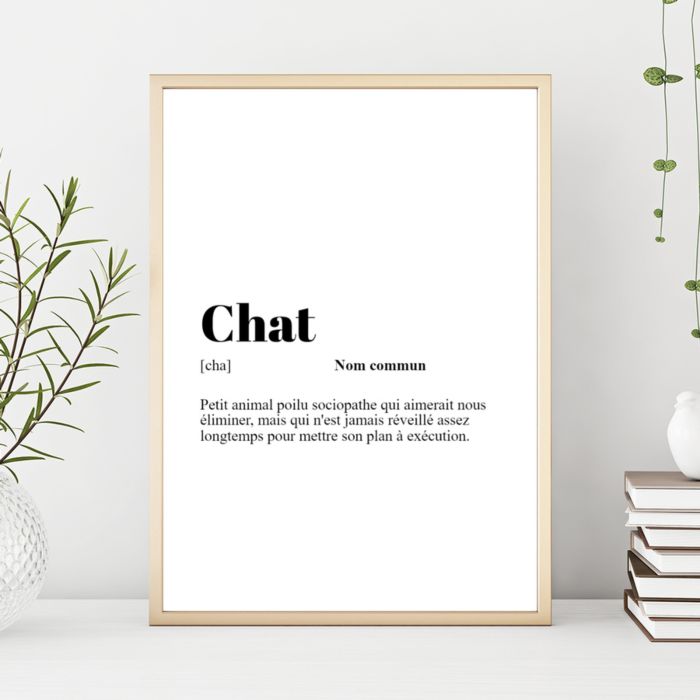Poster personnalisé - Définition de mot main product photo