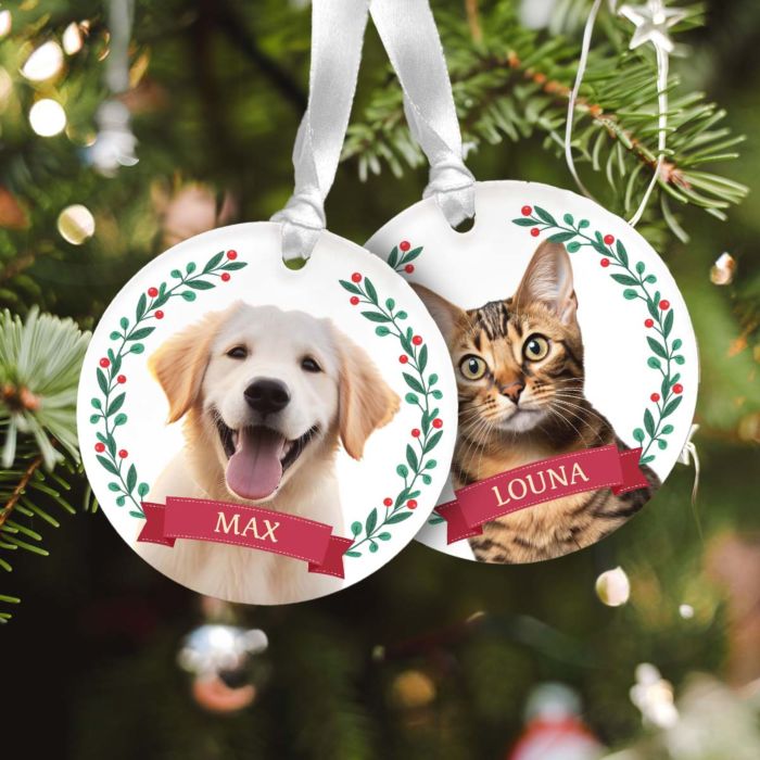 Pendentif personnalisé en acrylique Animal Couronne - Lot de 2 Pendentif personnalisé en acrylique Animal Couronne - Lot de 2