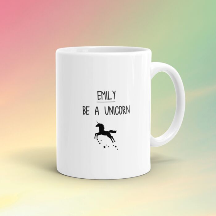 Tasse Licorne Personnalisable