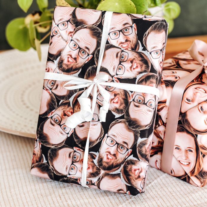 Cadeau de Noël pour homme Papier cadeau multivisages