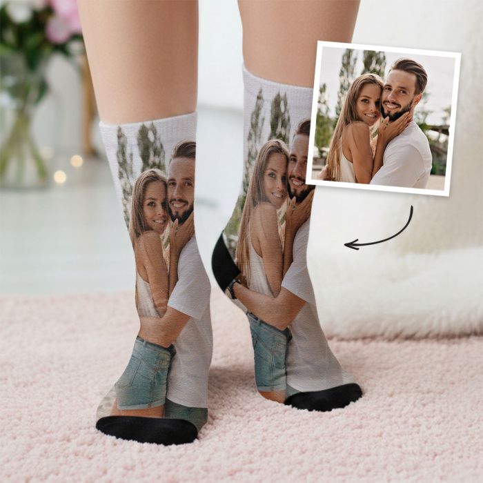 Chaussettes personnalisées avec photo