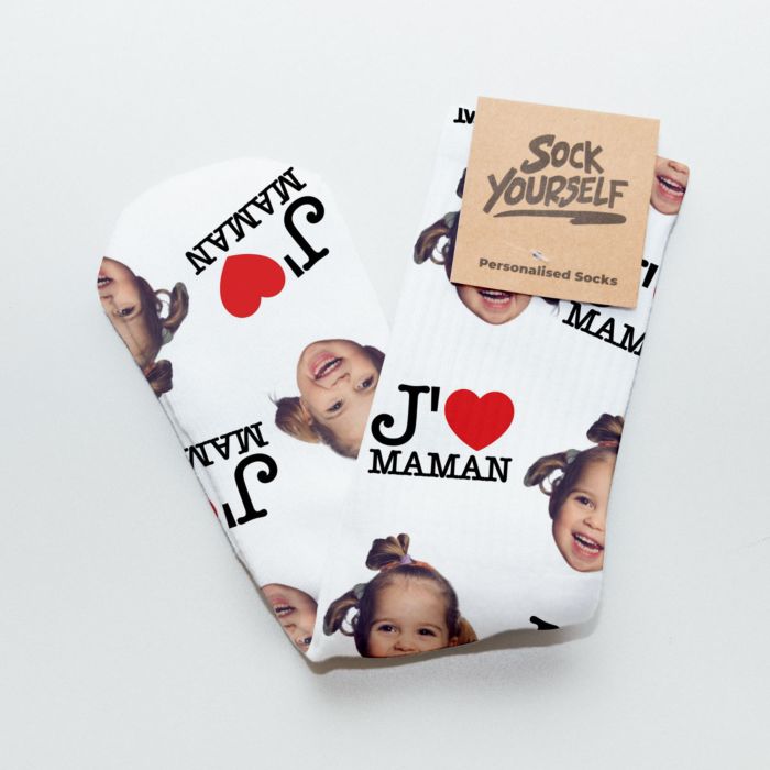 Chaussettes personnalisées pour maman ou papa