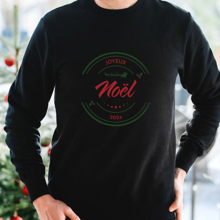 Pull de Noël personnalisé avec nom et texte
