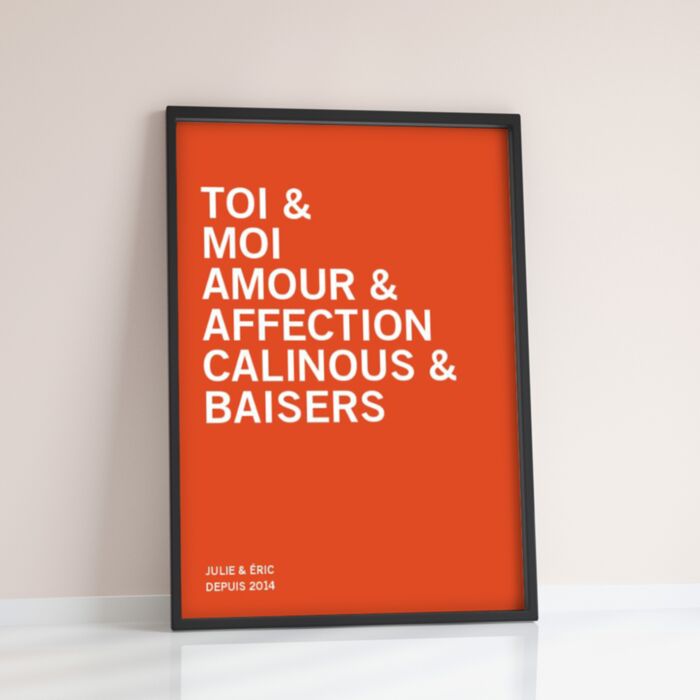 You + Me + … - Poster Personnalisable