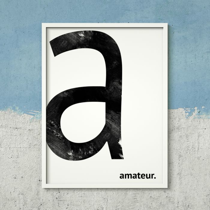 Poster Personnalisable - Monogramme