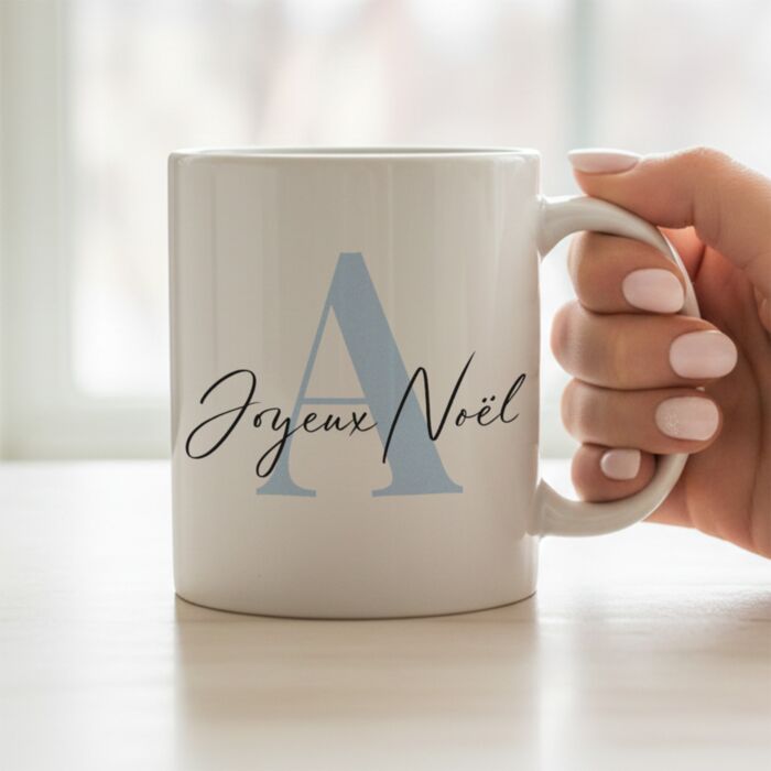 Mug personnalisé avec monogramme - Design
