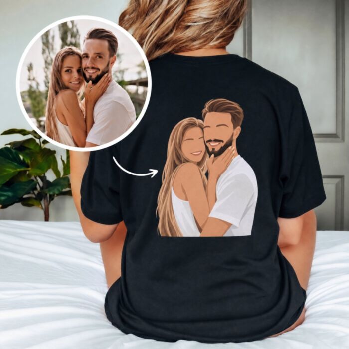T-shirt personnalisé avec illustration