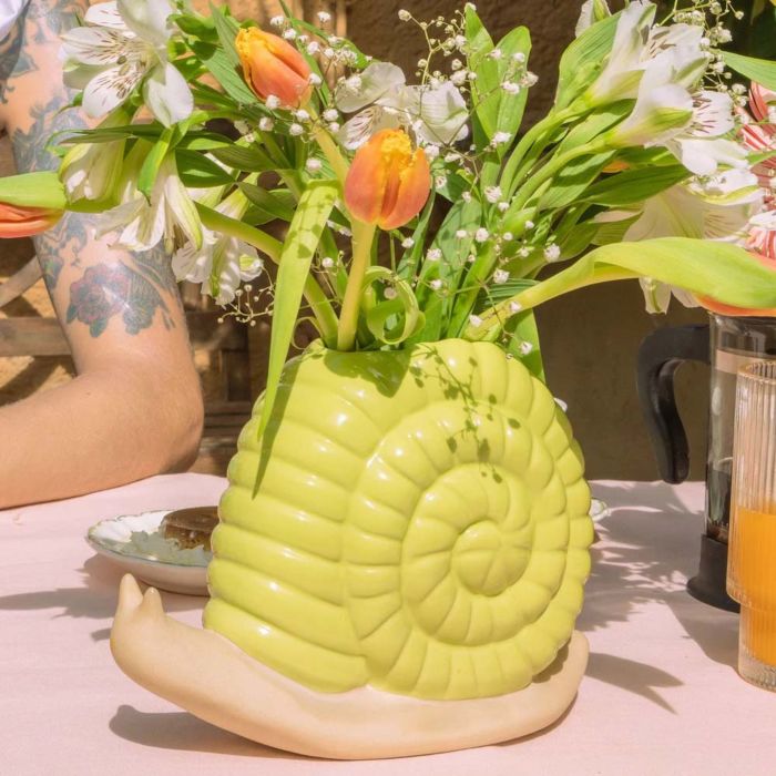 Vase en forme d’escargot