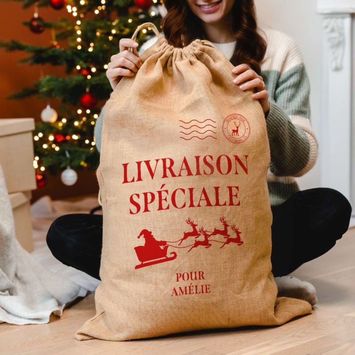 Pochon personnalisé Spécial Noël Design Postal