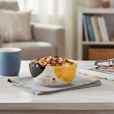 Bol petit déjeuner Chat