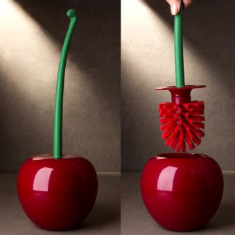 Brosse WC - Cerise