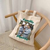 Tote bag personnalisé avec photo et texte