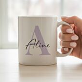 Mug personnalisé avec monogramme