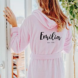 Creez votre peignoir personnalise avec nom Cadeaux Folies CadeauxFolies