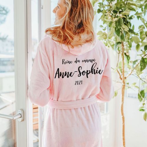 Peignoir Personnalise Avec Photo Et Texte Cadeauxfolies