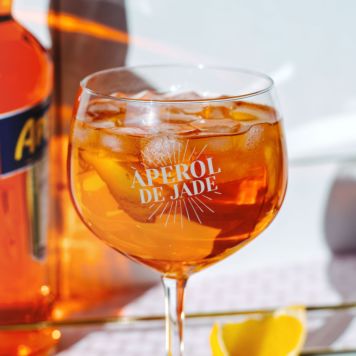 Verre Aperol Spritz personnalisé avec prénom - Design