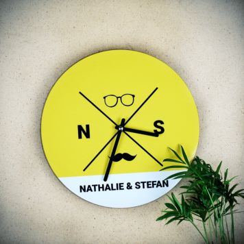 Horloge Hipster Personnalisable - Design