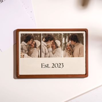 Chocolat personnalisé Carte avec collage photo et texte