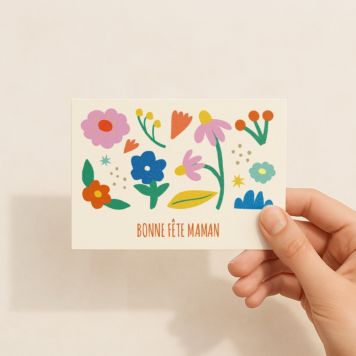 Carte personnalisée - Fête des Mères