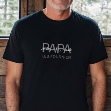 T-shirt personnalisé avec nom