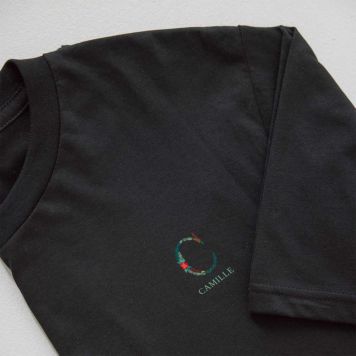 T-shirt personnalisé avec Monogramme hivernal
