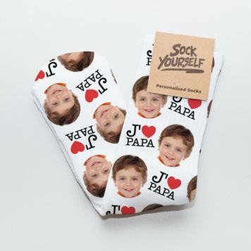 Chaussettes personnalisées pour maman ou papa