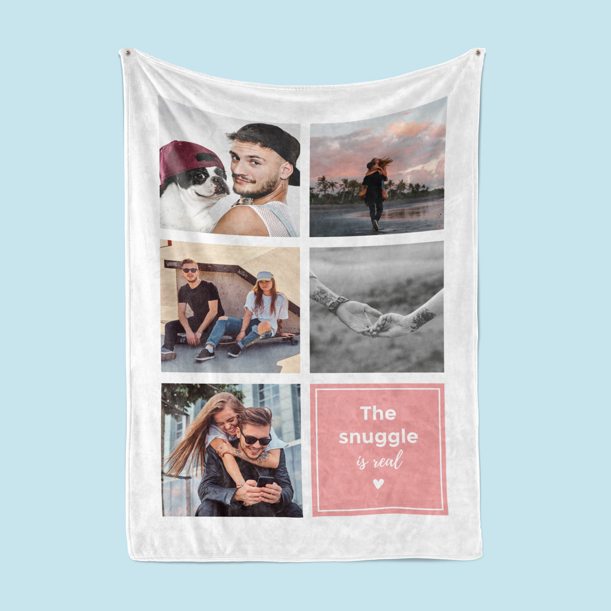 Couverture personnalisée avec 5 Photos et Texte