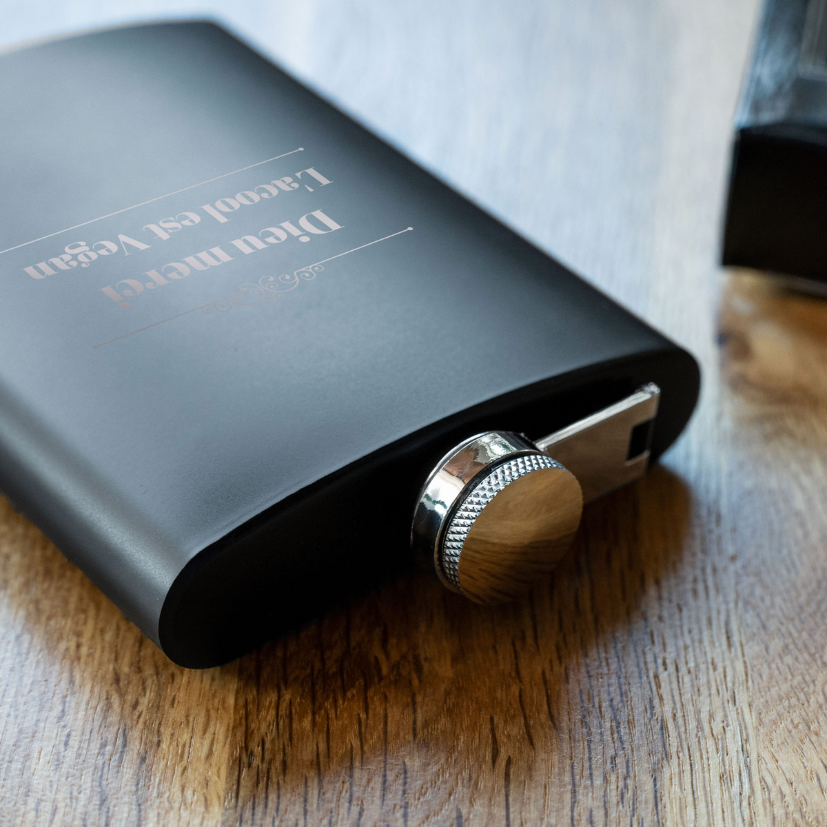 Flasque personnalisable avec texte