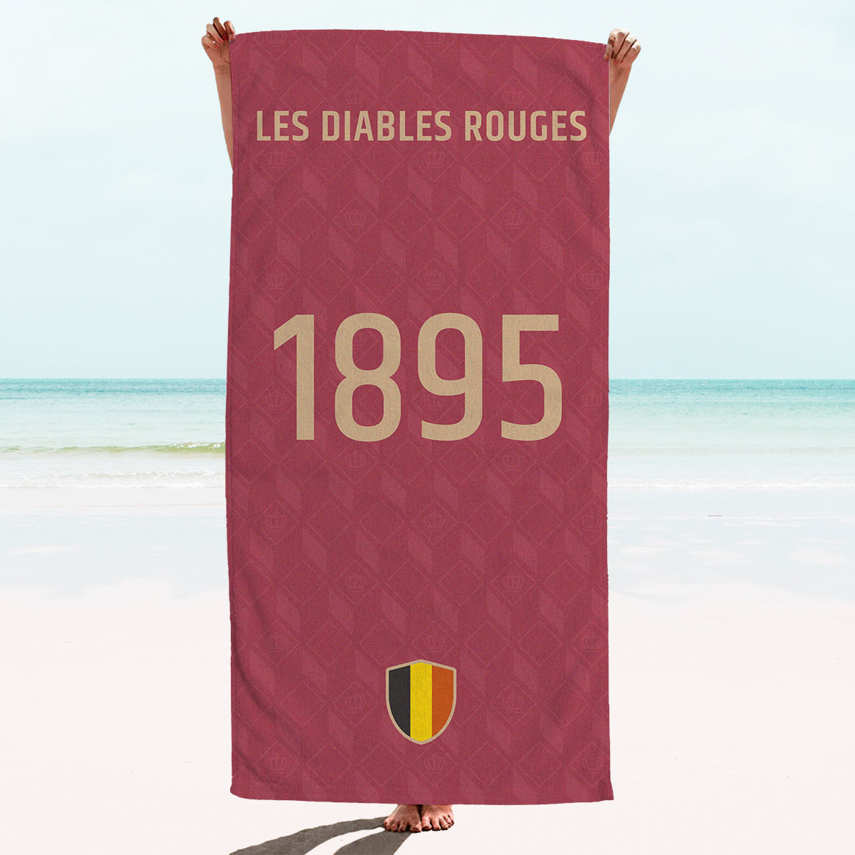 Serviette personnalisée Euro de football