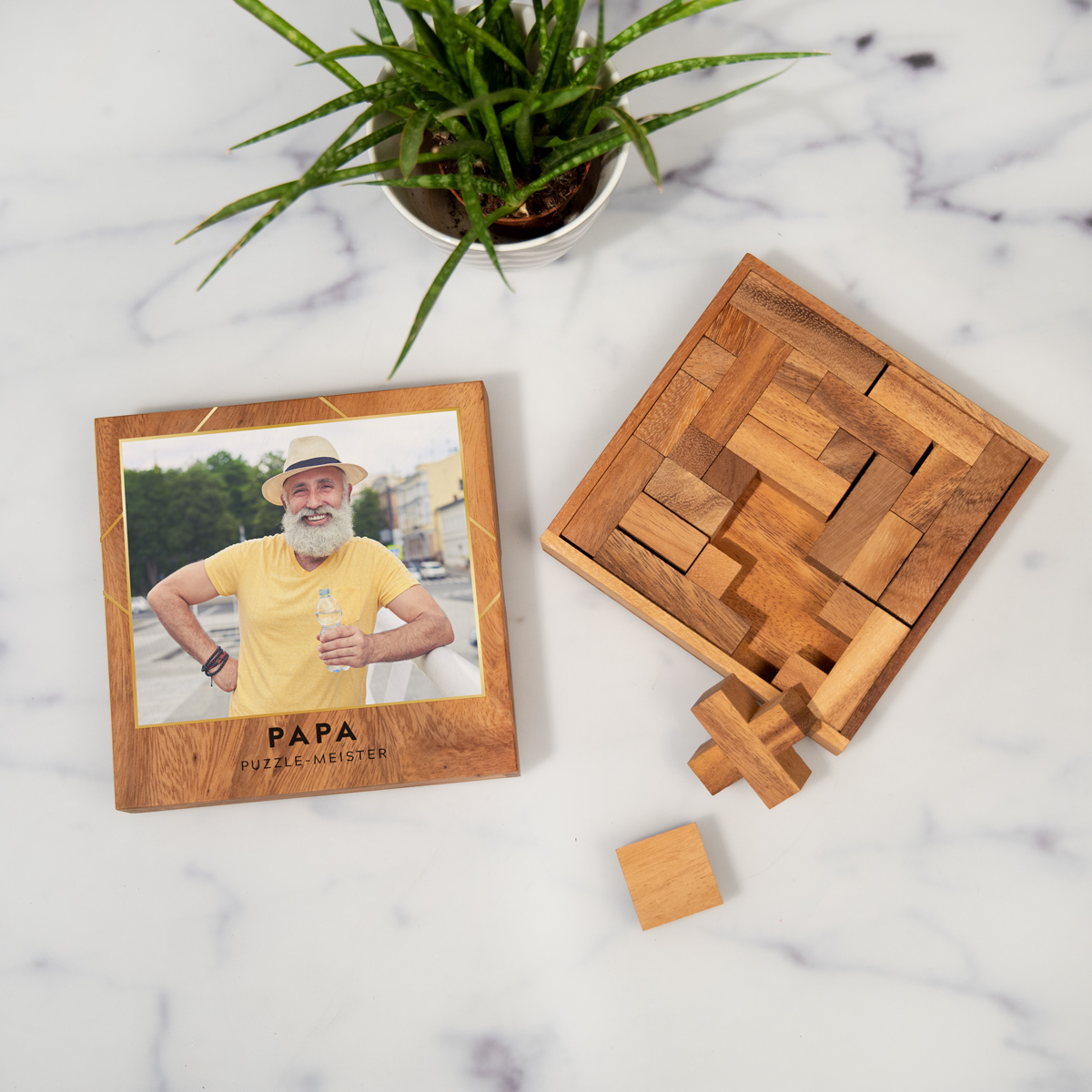 Casse-tête avec photo et texte