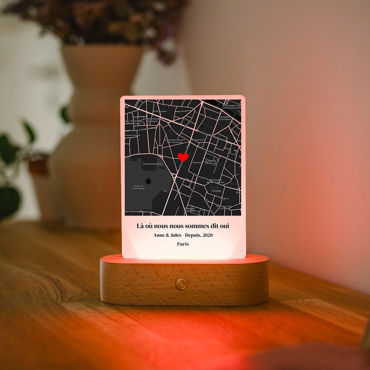 Lampe LED personnalisée Là où tout a commencé