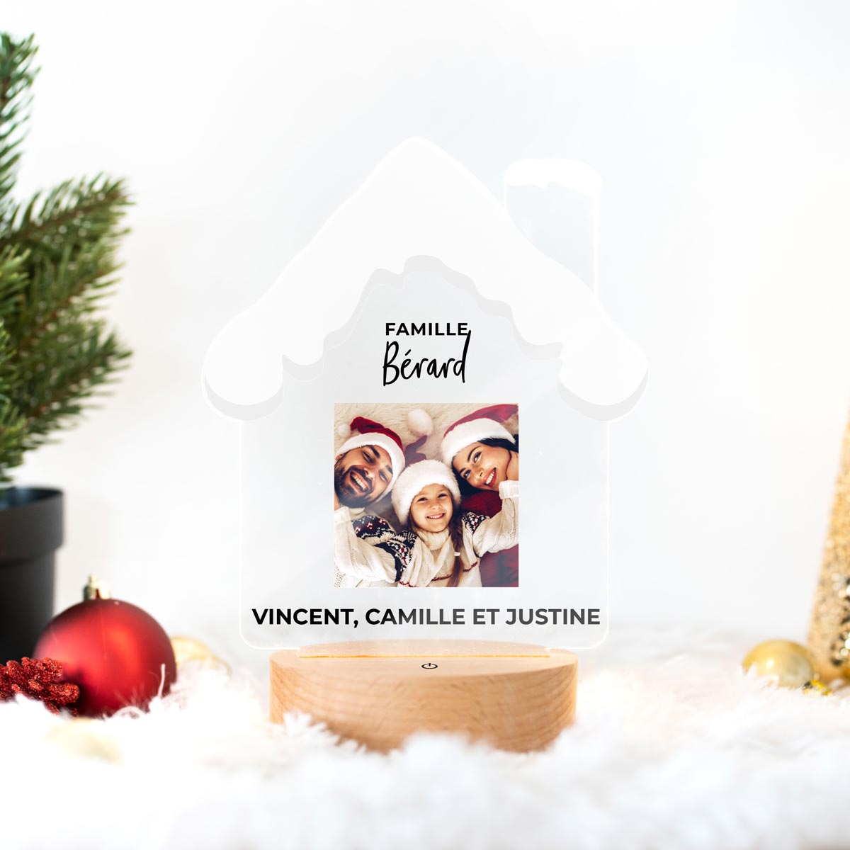 Lampe LED personnalisée Maison