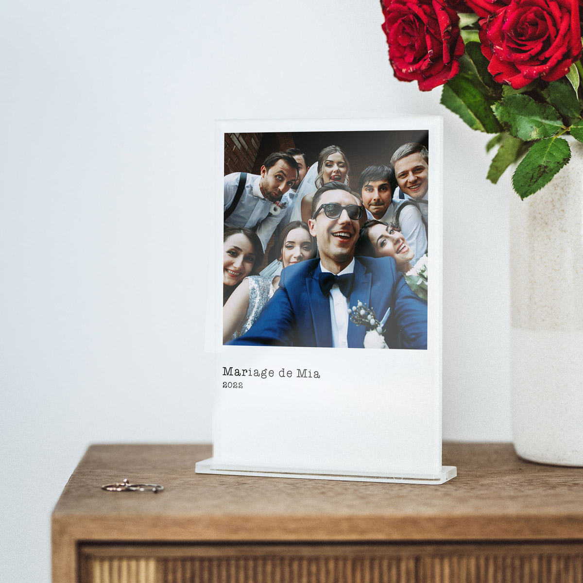 Cadre acrylique personnalisé Design Polaroïd