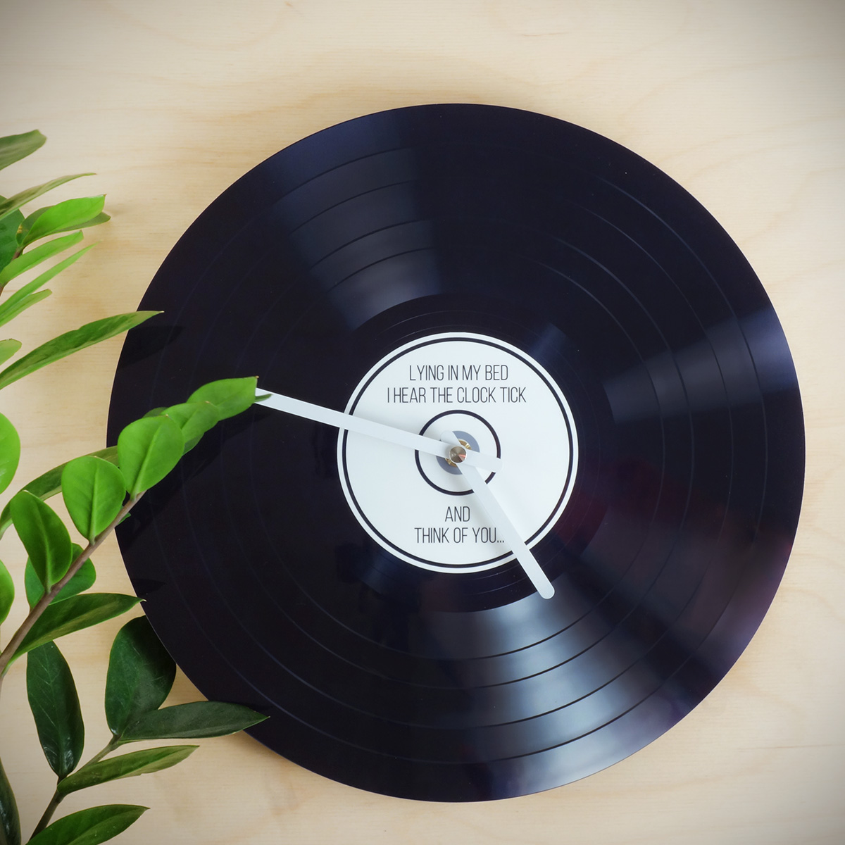 Horloge personnalisable Vinyle