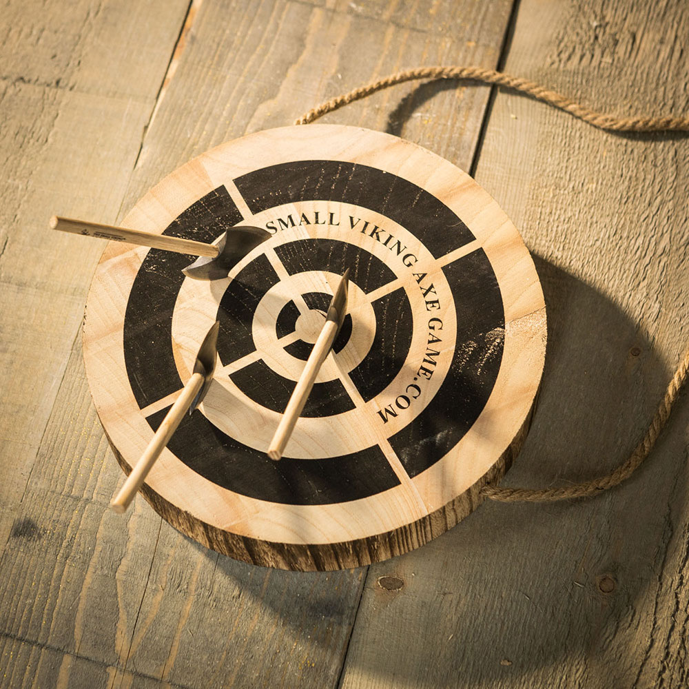 Jeu de Viking – Cible et mini haches