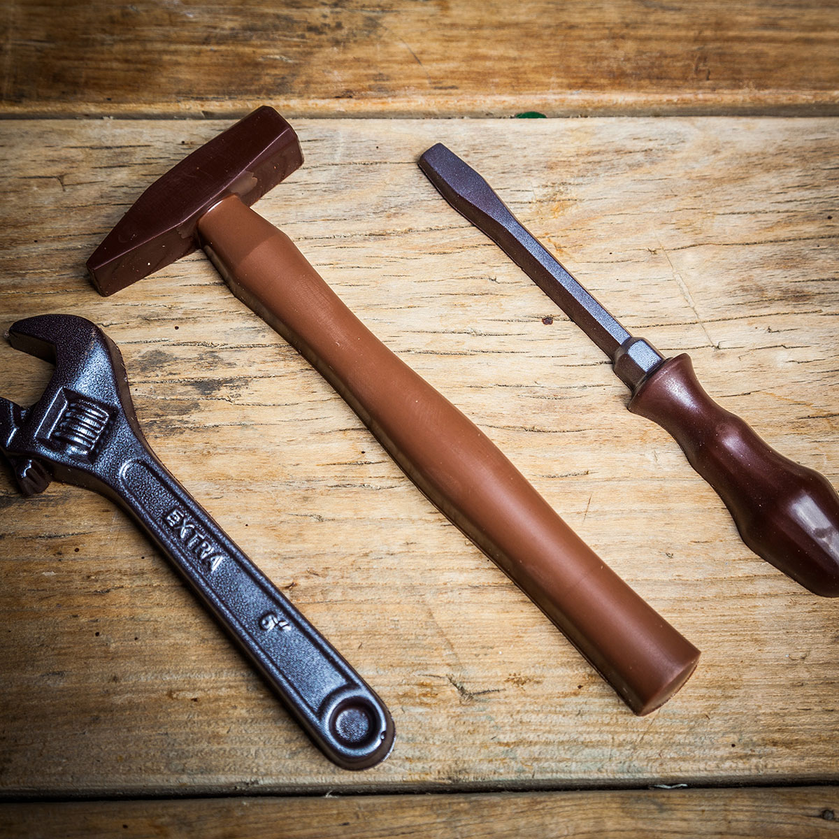 Outils en chocolat