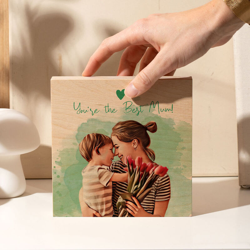 Photo sur bois personnalisée Cartoon