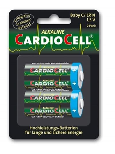 Lot de 2 Piles Cardiocell Baby C-LR14 Lot de 2 Piles Cardiocell Baby C-LR14