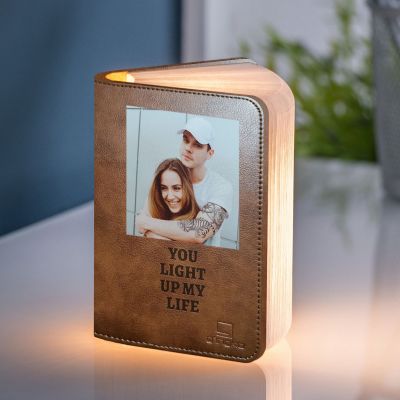 Lampe Livre avec Photo et Texte Lampe Livre avec Photo et Texte