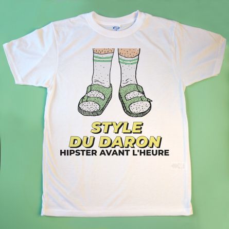 T-shirt sandales avec texte