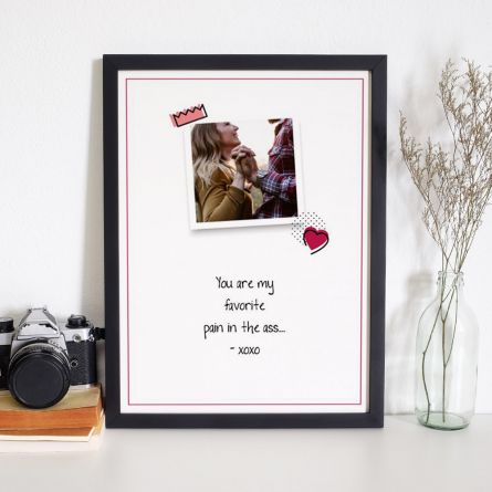 Poster Photo Personnalisable - Citation
