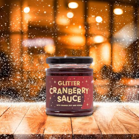 Sauce aux Canneberges avec Paillettes