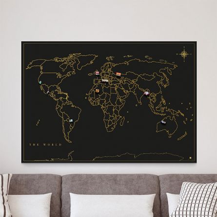 Carte du Monde des Aimants