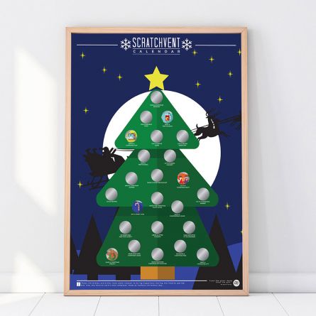 Calendrier de l'Avent à gratter