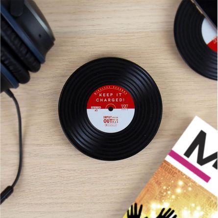 Chargeur Ă induction design vinyle