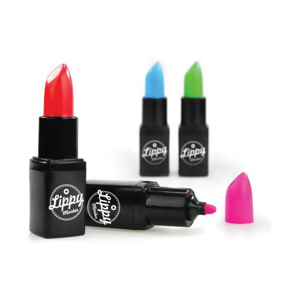 Fun au bureau - Surligneurs Rouge à lèvres