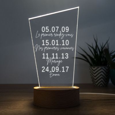 Lampe LED Dates Importantes Lampe LED Dates Importantes