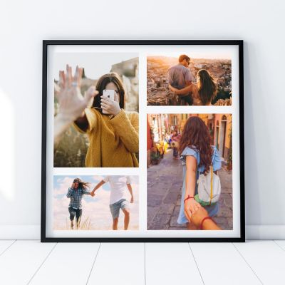 Poster Photo Personnalisable - 4 images Poster Photo Personnalisable - 4 images