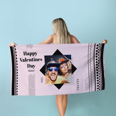Serviette avec Image et Texte Serviette avec Image et Texte